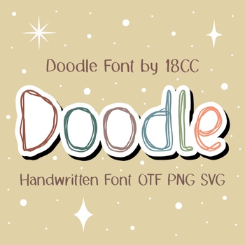 Preview of Doodle OTF PNG SVG