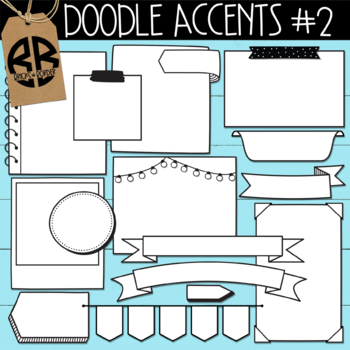 Preview of Doodle Accents Clipart Set 2