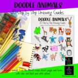 Doodle Animal Drawing: 20 Illustrated Drawing Guides