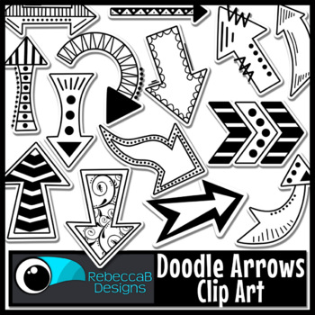doodle arrow clip art