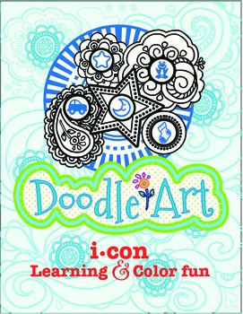 Preview of Doodle Art 4 Letter Words Worksheet - Pac 4
