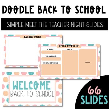 Preview of Doodle Back to School