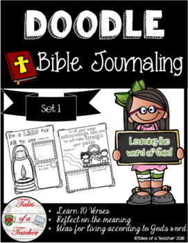 Doodle Bible Journaling Set 1 by Tales of a Teacher