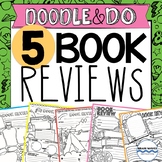 Doodle Book Report Templates - 5 Doodle Book Reviews for A