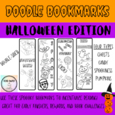 Halloween Doodle Bookmarks - Spooky Season