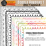 Doodle Borders 1 - RECTANGLE