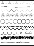 Doodle Borders for Commercial and Personal use