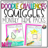 Doodle Challenge Think Outside the Box Squiggle Drawings |