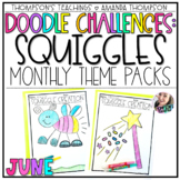 Doodle Challenge Think Outside the Box Squiggle Drawings |