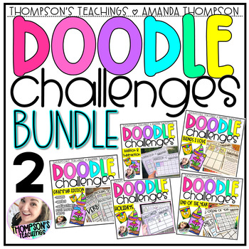 Preview of Doodle Challenges BUNDLE 2
