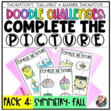 Doodle Challenges COMPLETE THE PICTURE  | Symmetry | FALL 