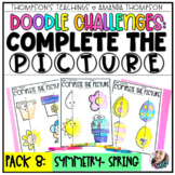 Doodle Challenges COMPLETE THE PICTURE  | Symmetry | Sprin