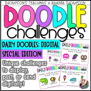 Preview of Doodle Challenges | Digital Morning Meeting Game