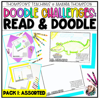 Preview of Visualizing Doodle Challenges - Reading Strategies and Comprehension