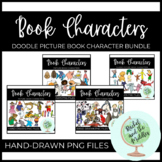 Doodle Character Clip Art - BUNDLE