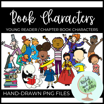 Preview of Doodle Character Clip Art - Young Reader / Chapter Book Characters