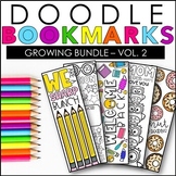 Doodle & Coloring Bookmarks | Volume 2