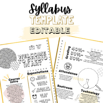 Preview of Doodle/ Coloring / Interactive Syllabus