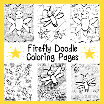 firefly coloring page