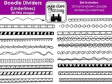Doodle Dividers {Underlines} Set