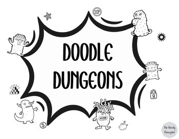 Preview of Doodle Dungeons Boredom Buster Math Game