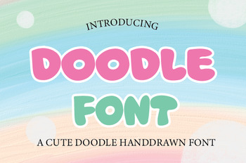 Doodle Font, Hand Drawn Kids Font by SVG BLOOM | TPT