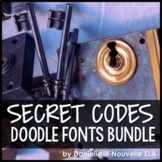 Doodle Fonts for Escape Rooms - Symbol Fonts for Secret Co