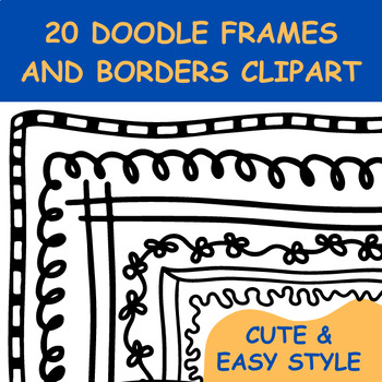 Preview of Doodle Frames & Borders clipart