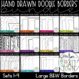 Doodle Borders Seller's BUNDLE // 9 Sets + 2 BONUS Sets // Commercial Use