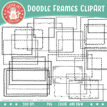 Preview of Doodle Frames Clipart