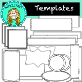 Doodle Frames and Templates {MissClipArt}