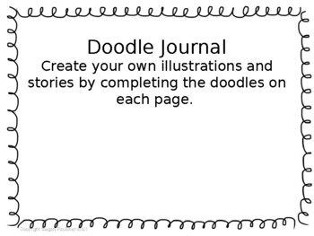 Preview of Doodle Journal- 4 Weeks!