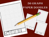 Doodle Math Paper- Graph paper doodles