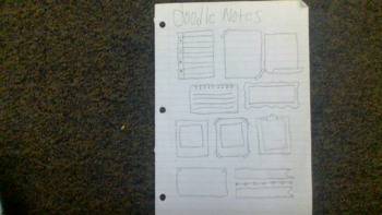 Preview of Doodle-Note Template