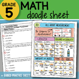 Math Doodle - All About Measurement - So EASY to Use! PPT 