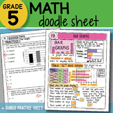 Math Doodle - Bar Graphs - So EASY to Use! PPT Included!