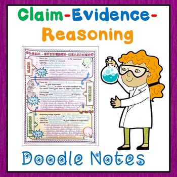 Preview of Doodle Notes:  Claim, Evidence, Reasoning Activity and Lab