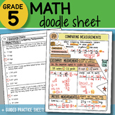 Math Doodle - Comparing Measurements - So EASY to Use! PPT