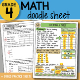 Math Doodle - Creating a Table - So EASY to Use! PPT Included