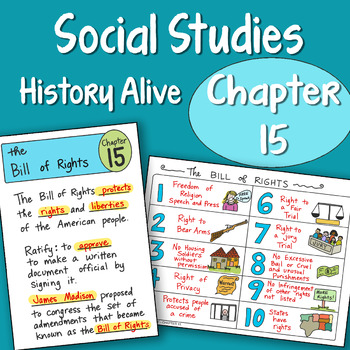 Preview of Doodle Fold History Alive Chapter 15 - The Bill Of Rights