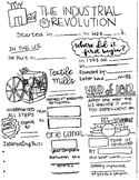 Scribble Notes: Industrial Revolution Unit
