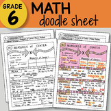 Math Doodle - Measures of Center - EASY to Use Notes - PPT