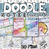 Doodle Notes Bundle A - 20 Doodles at 20% off!