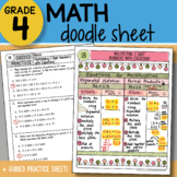 Math Doodle - Multiplying 2 Digit Numbers with Equations -