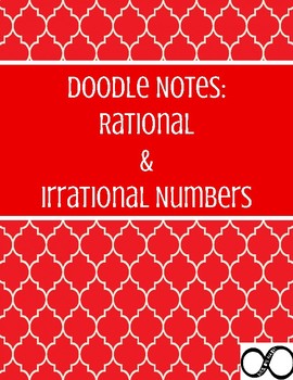 Preview of Doodle Notes - Rational & Irrational Numbers