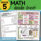 Math Doodle - Scatter Plots - So EASY to Use! PPT Included!
