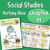FREE! Doodle Fold - The Constitution - Chapter 14 History 