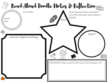 Preview of Doodle Notes (for class read alouds)