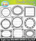 Doodle Picture Frames Clipart Set 1 {Zip-A-Dee-Doo-Dah Designs}