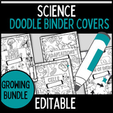 Doodle Science Binder Covers | Coloring
